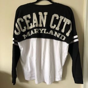 Ocean City Maryland Boardwalk/Cheerleader Shirt